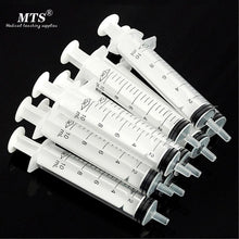 Load image into Gallery viewer, 10PCS 10ml Disposable Plastic syringe without needles use for industrial injection,With Gift